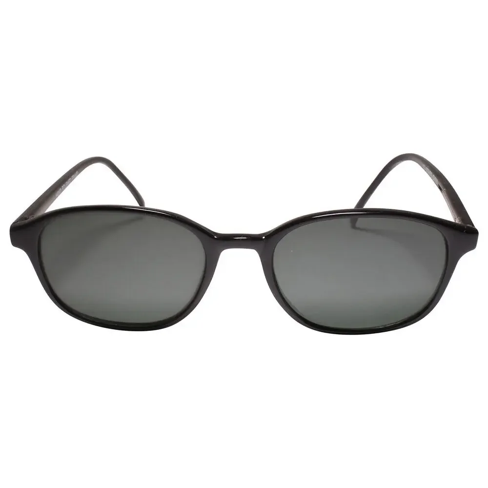 Old School Deadstock Hippie Genuine Vintage Black Small Rectangle Sunglasses